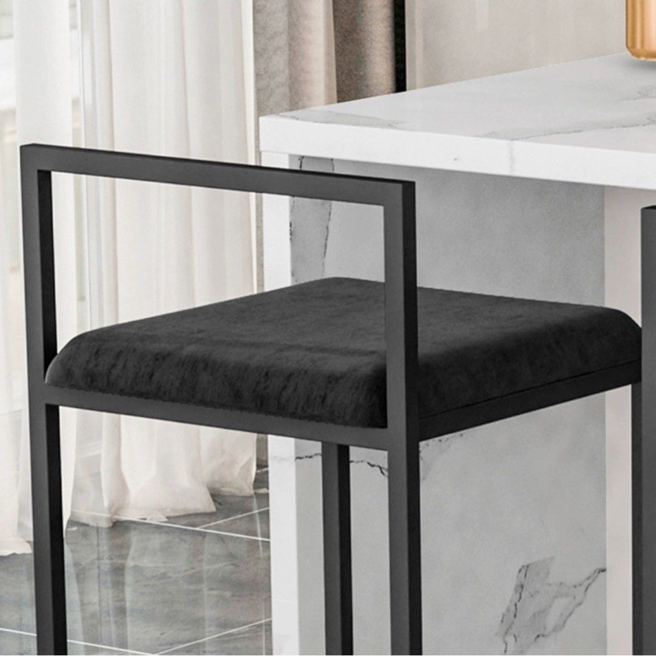 SIPHON Modern Velvet Bar Stool