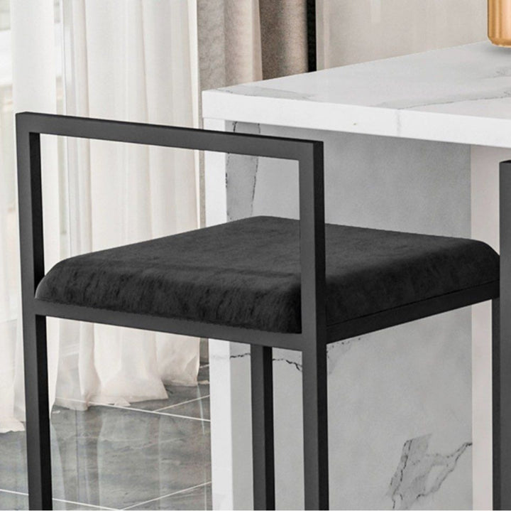 SIPHON Modern Velvet Bar Stool