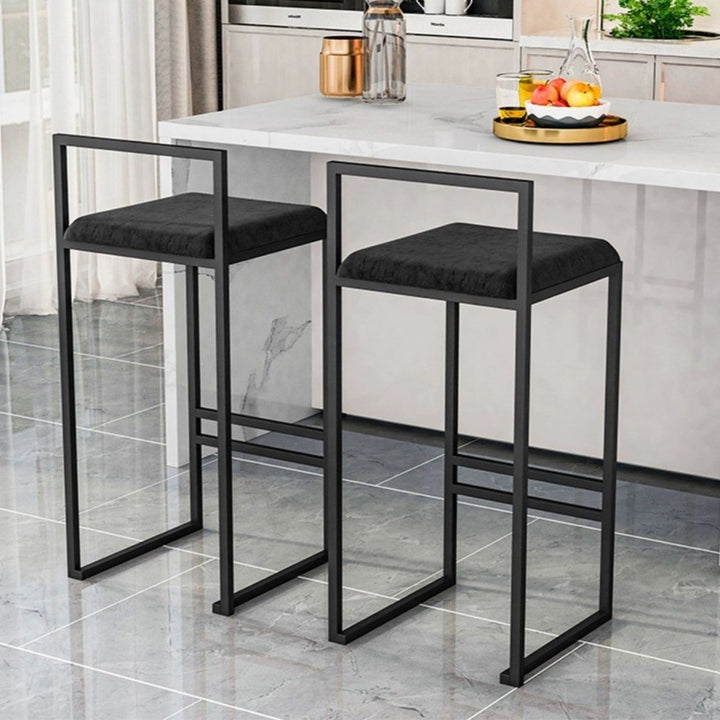 SIPHON Modern Velvet Bar Stool