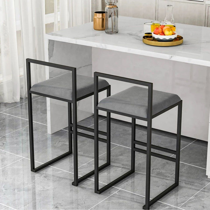 SIPHON Modern Velvet Bar Stool