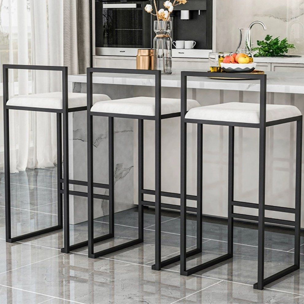 SIPHON Modern Velvet Bar Stool