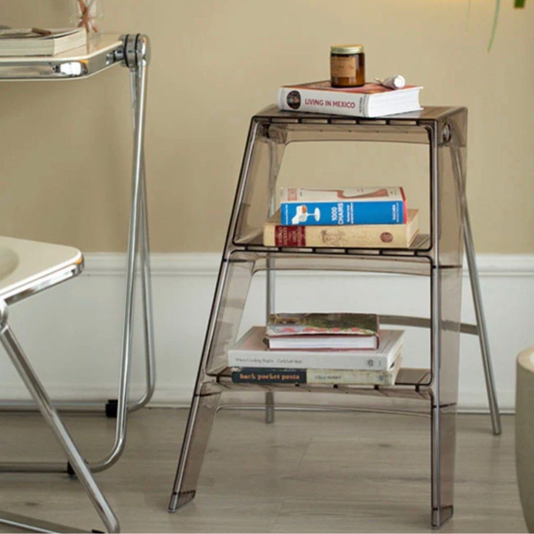 VASILEV Acrylic Ladder Side Table