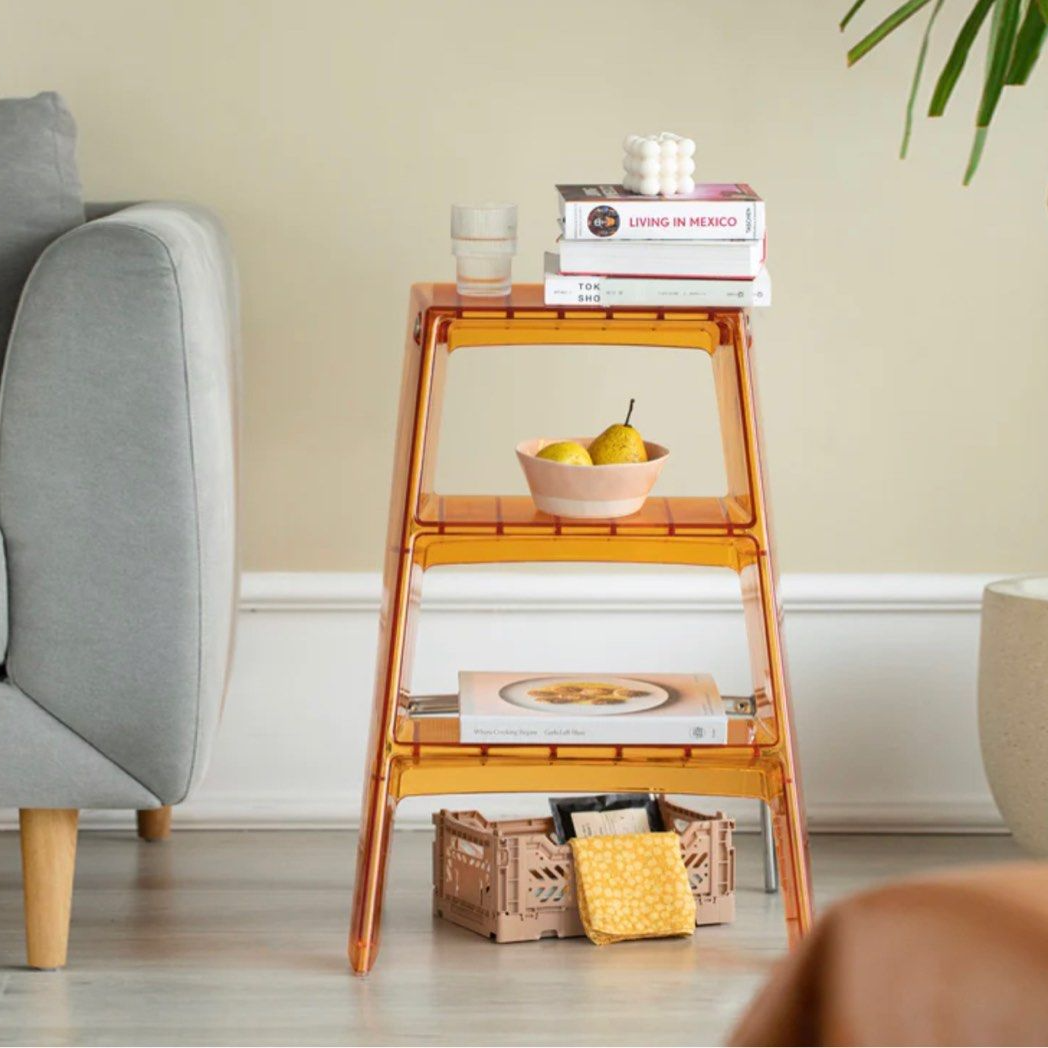 VASILEV Acrylic Ladder Side Table