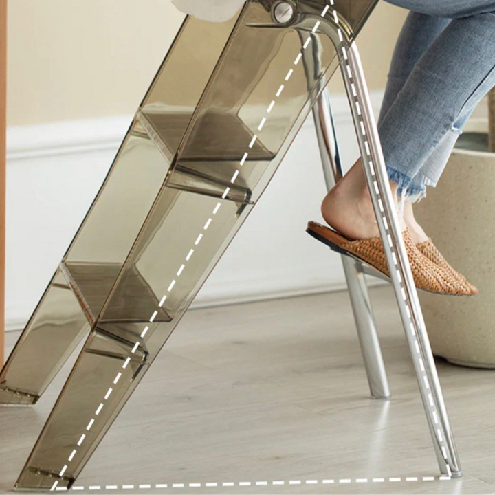 VASILEV Acrylic Ladder Side Table
