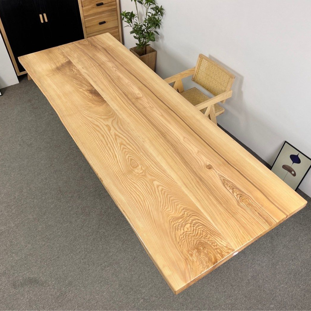 Solid Oak Wood Dining Table Slabs