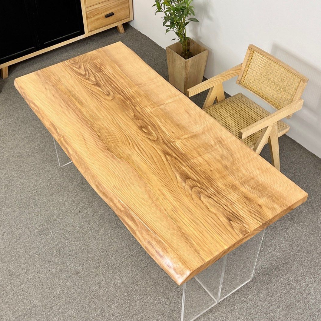 Solid Oak Wood Dining Table Slabs