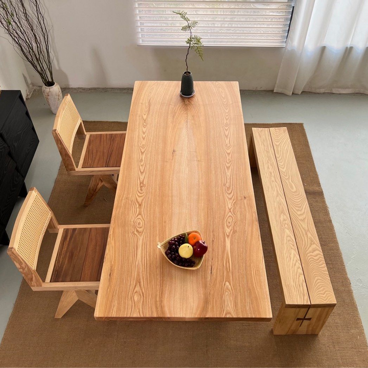 Solid Oak Wood Dining Table Slabs