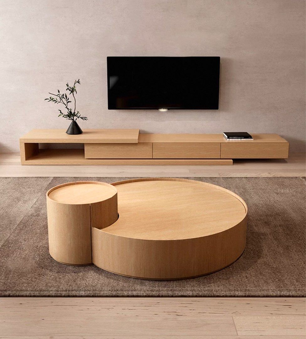 SOLO Modern Round Nesting Coffee Table