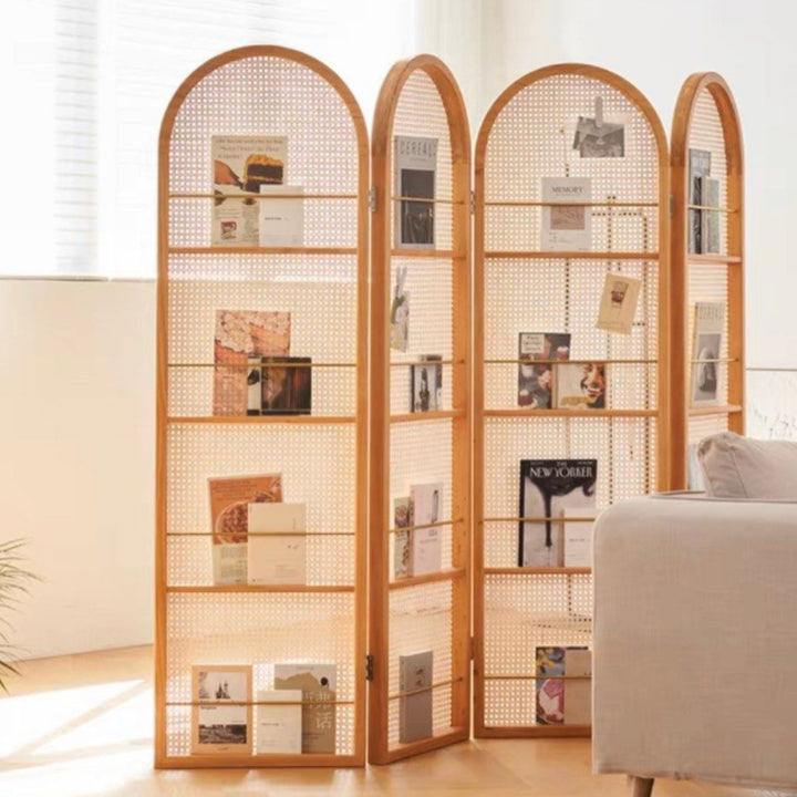 SONA Rattan Bookshelf Partition