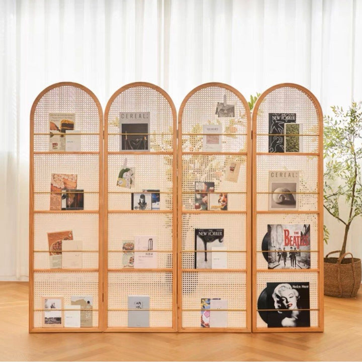 SONA Rattan Bookshelf Partition