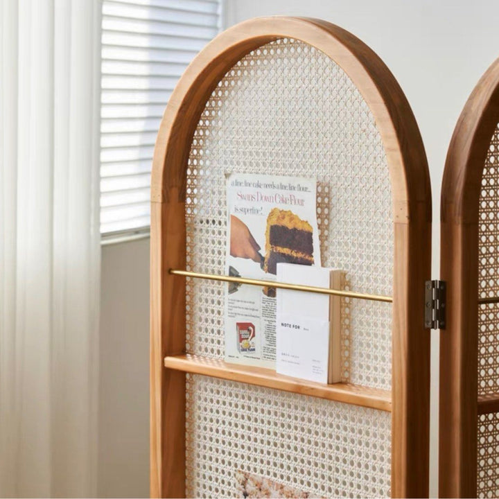 SONA Rattan Bookshelf Partition