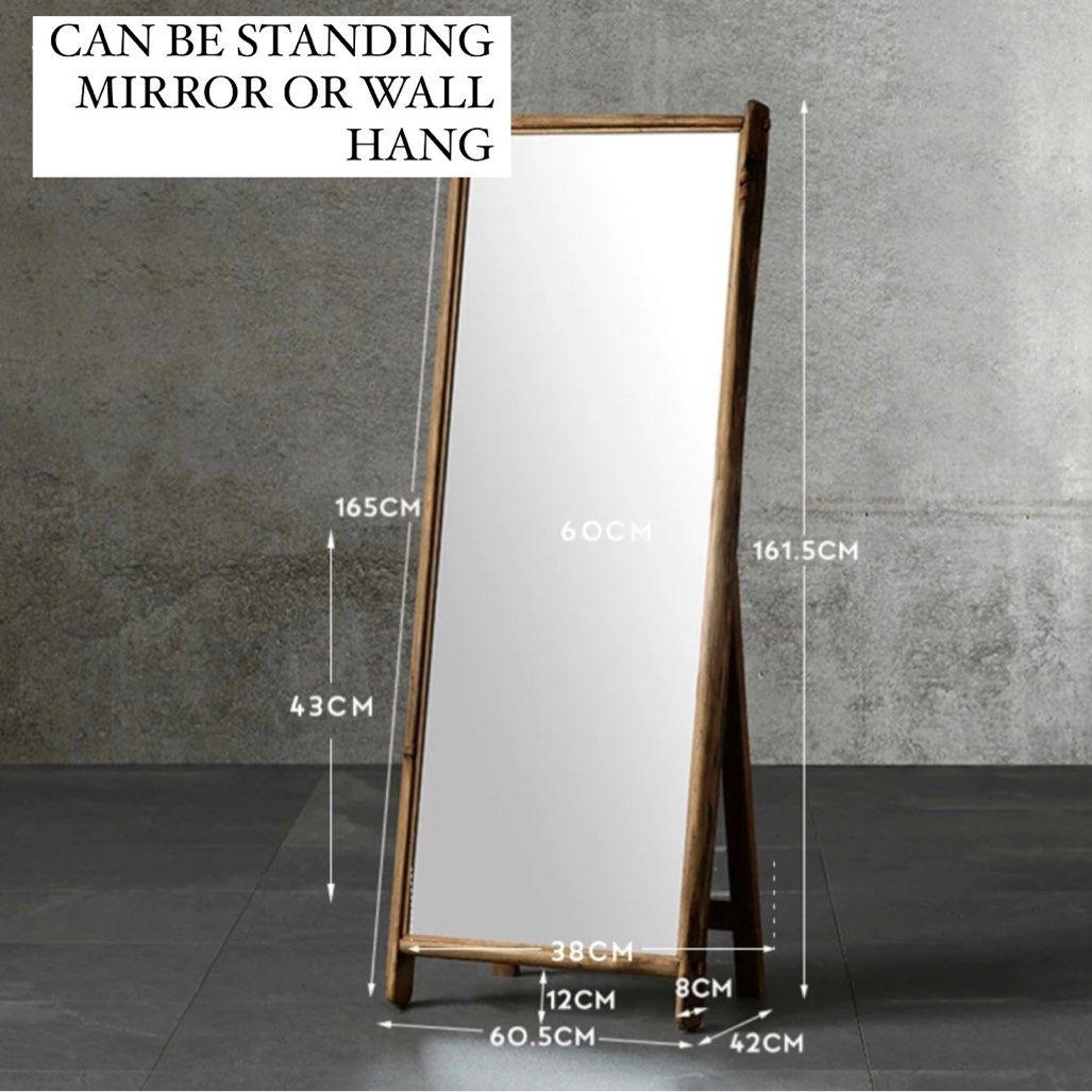 SOULŚ Rustic Standing Mirror