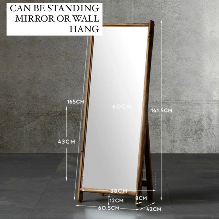 SOULŚ Rustic Standing Mirror