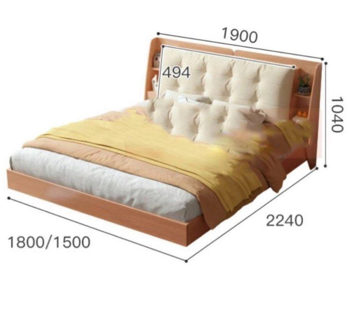 SOVARA Modern Solid Wood Bedframe