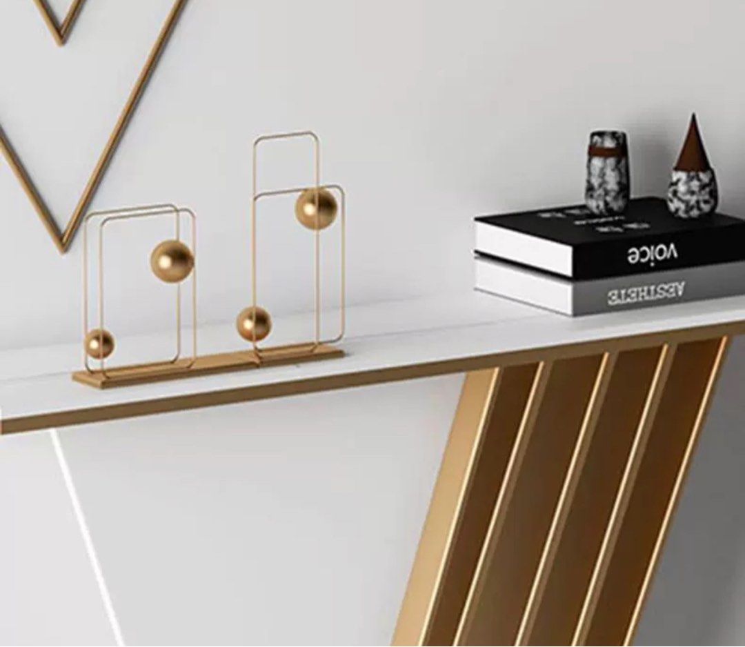 CORALIE Modern Sintered Stone Console Table