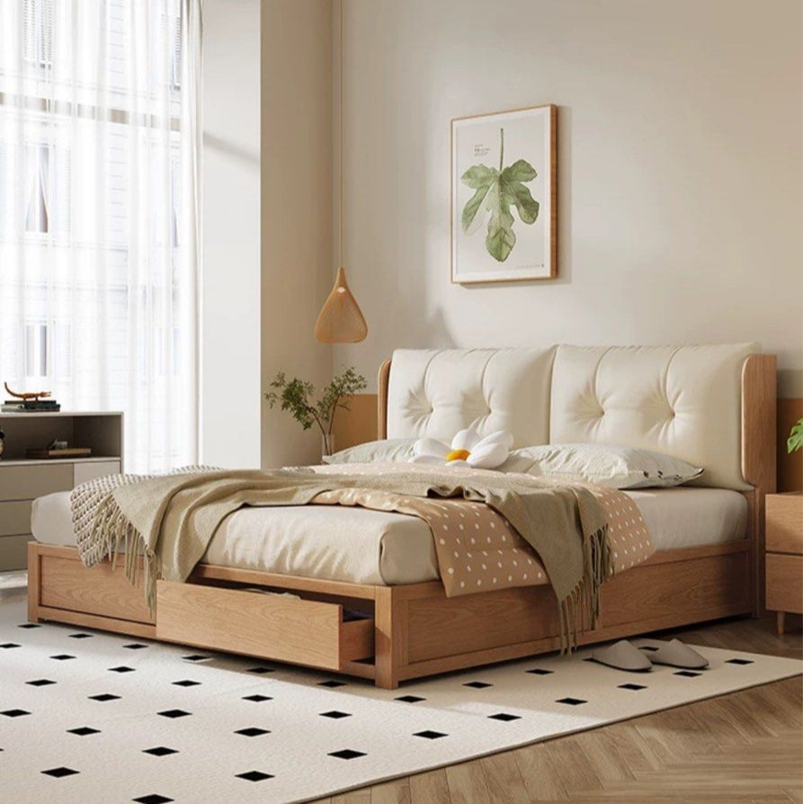 STACEY Japandi Storage Bedframe