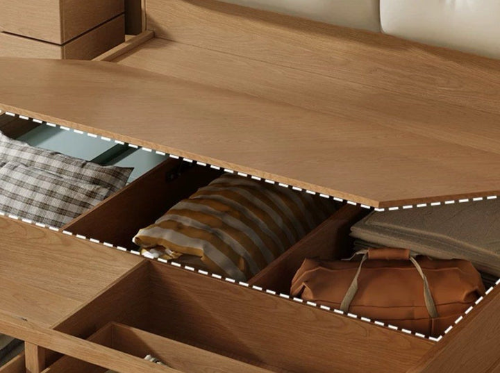 STACEY Japandi Storage Bedframe