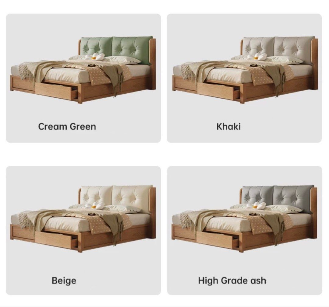 STACEY Japandi Storage Bedframe