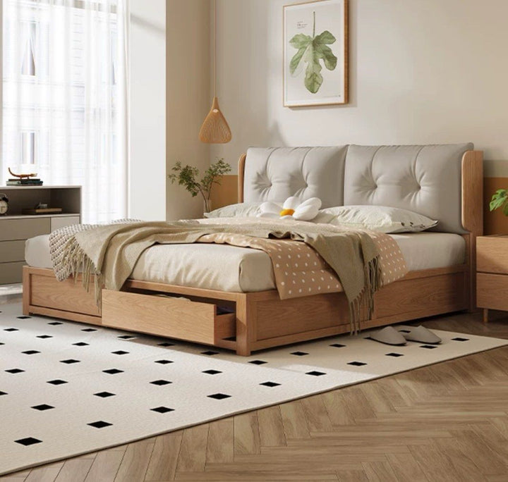 STACEY Japandi Storage Bedframe