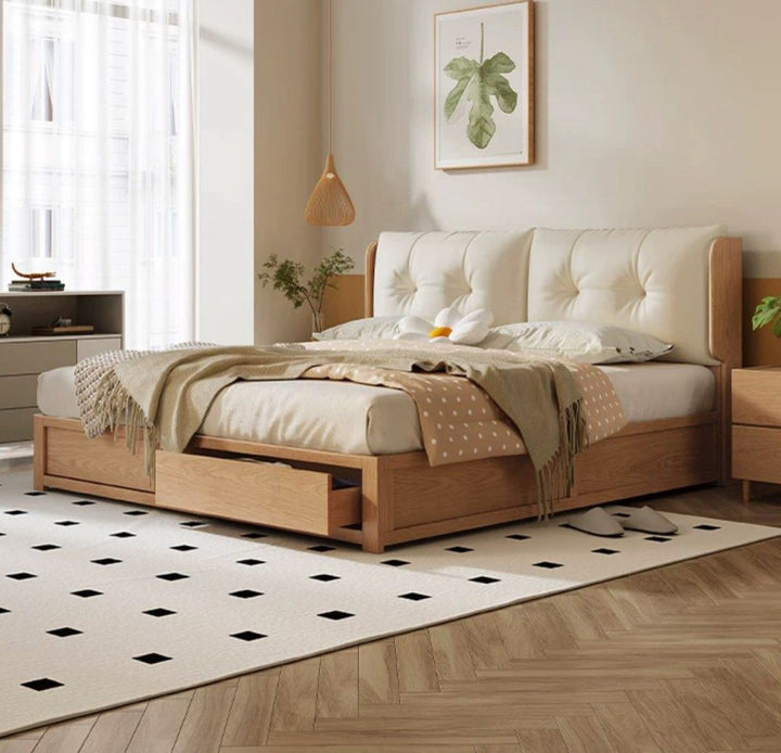 STACEY Japandi Storage Bedframe