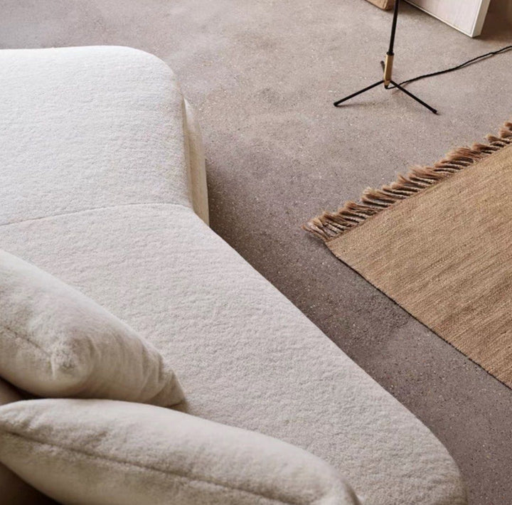 SOLENE Modern Fabric Chaise Sofa