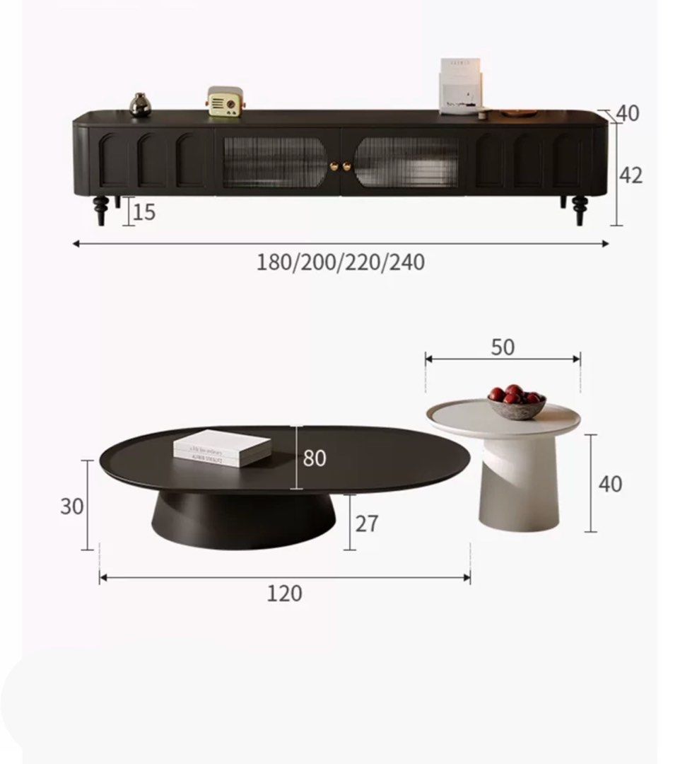 SOFINA Victorian Solid Wood TV Console