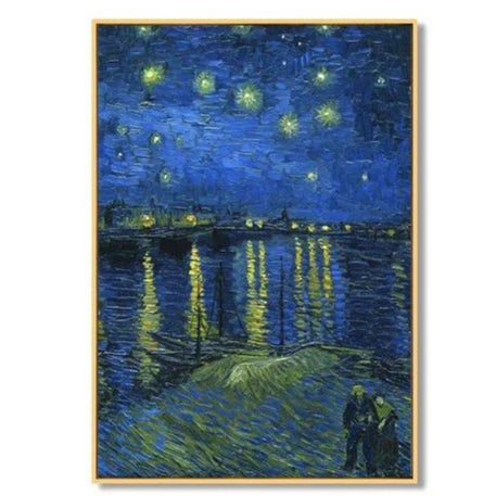 STARRY NIGHT Over The Rhone Painting