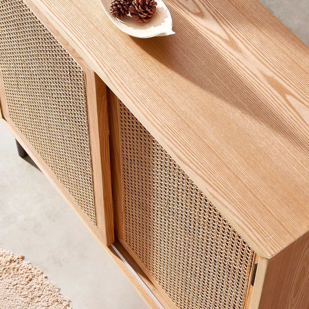 STEFAN Japandi 2-door Cabinet