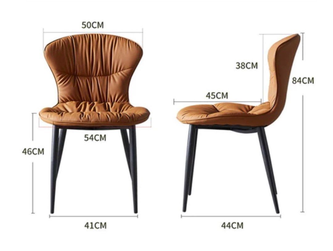 DEPPA Leather Dining Chair (set of 2)