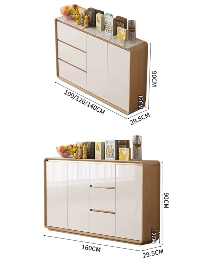 ISABELLA Modern Sintered Stone Sideboard