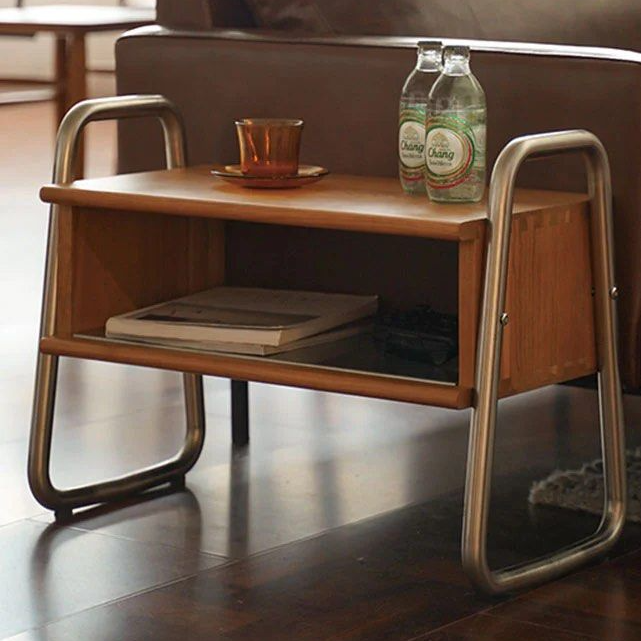 CHANNON Genuine Leather Bench