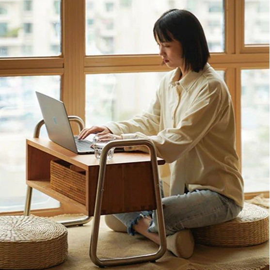 CHANNON Genuine Leather Bench