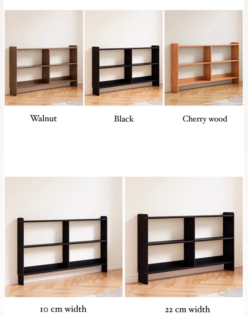 CECILIA Modern Solid Wood Display Shelf