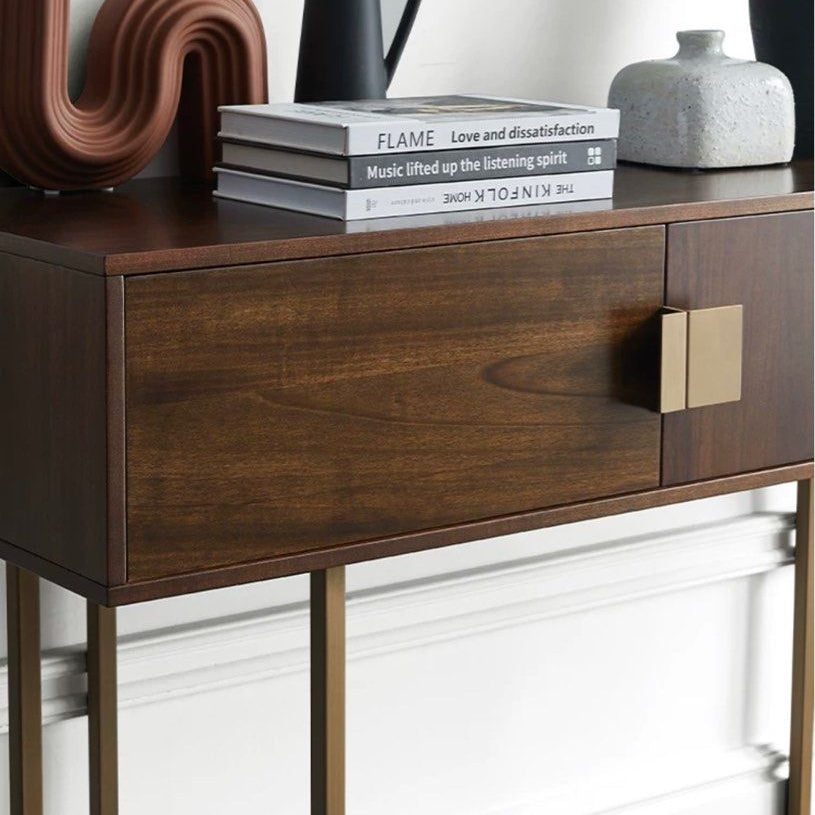CALIX Walnut Console Table