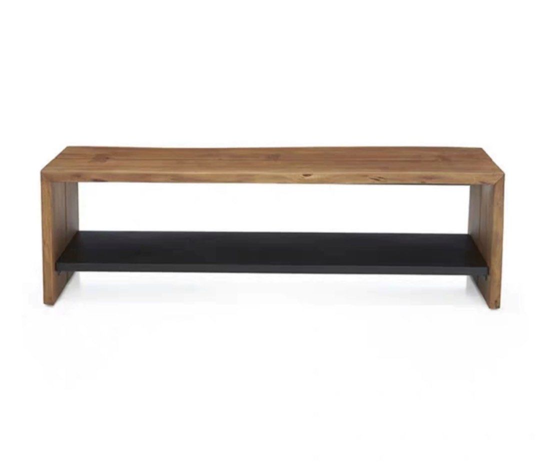 TRAVEN Rustic Solid Wood Bench