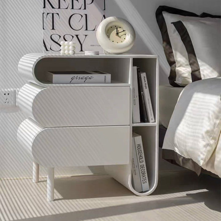 TOMI Modern Side Table With Drawers
