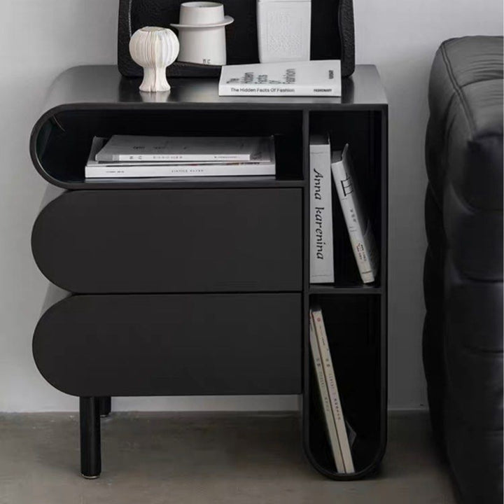 TOMI Modern Side Table With Drawers