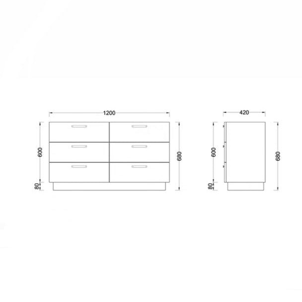 SHOREN Modern Sideboard