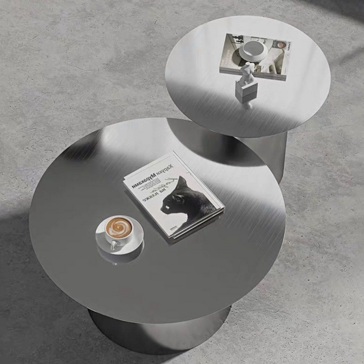 HENDRA Modern Stainless Steel Coffee Tables