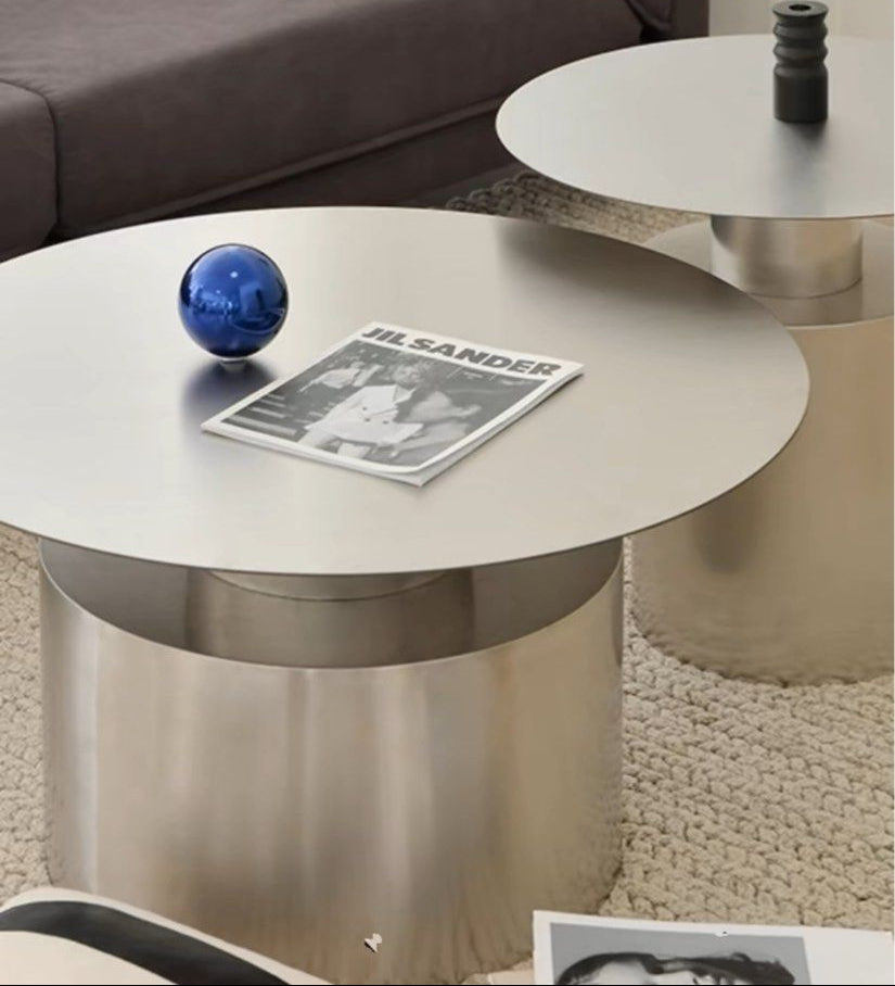 HENDRA Modern Stainless Steel Coffee Tables