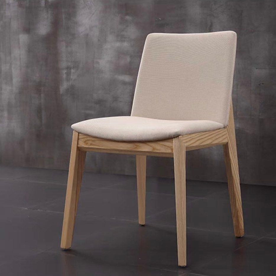 SUNRA Rustic Solid Wood Dining Chair