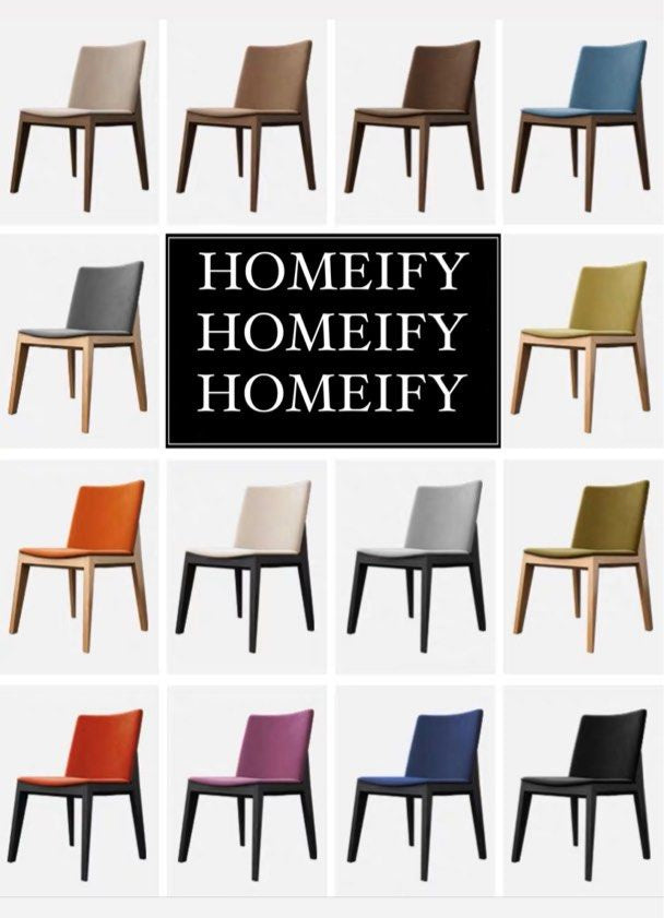 SUNRA Rustic Solid Wood Dining Chair