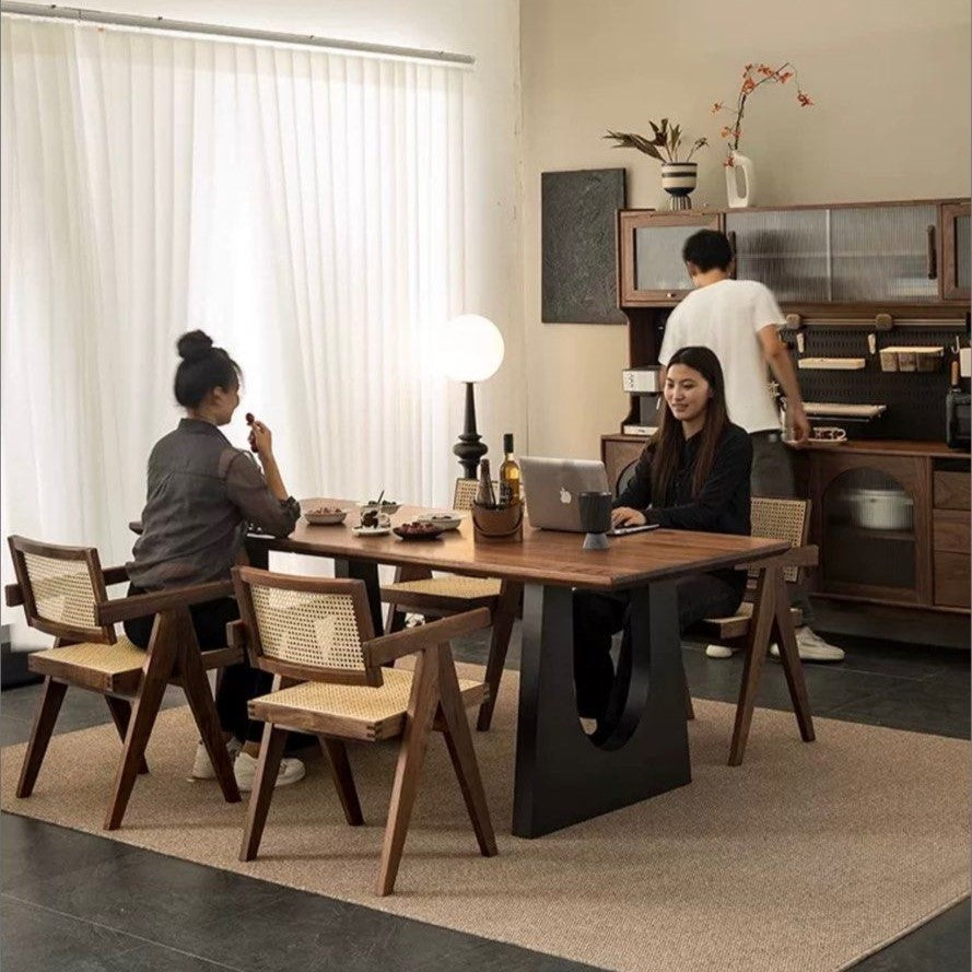 SILAS Japandi Solid Wood Study Table