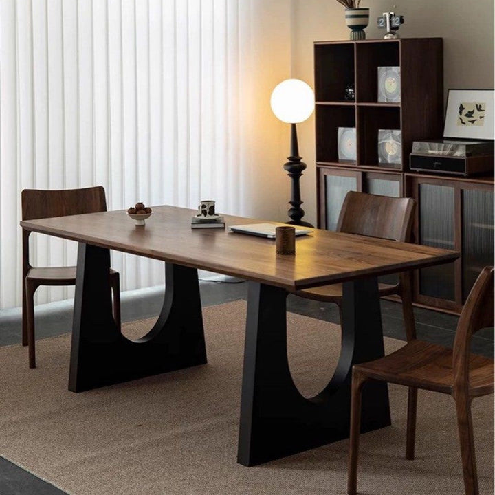 SILAS Japandi Solid Wood Study Table