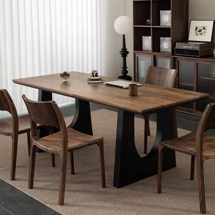 SILAS Japandi Solid Wood Study Table