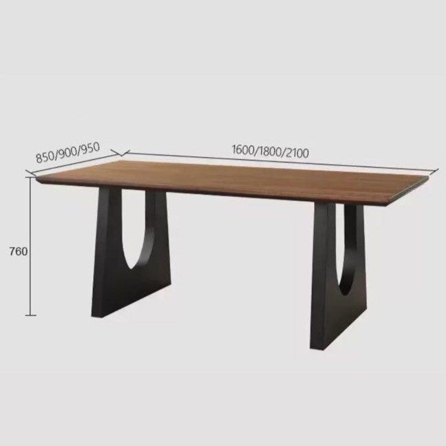 SILAS Japandi Solid Wood Study Table