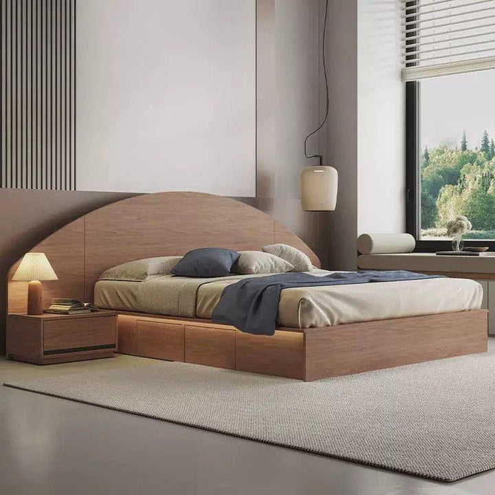 TRICSIA Japandi Storage Bedframe