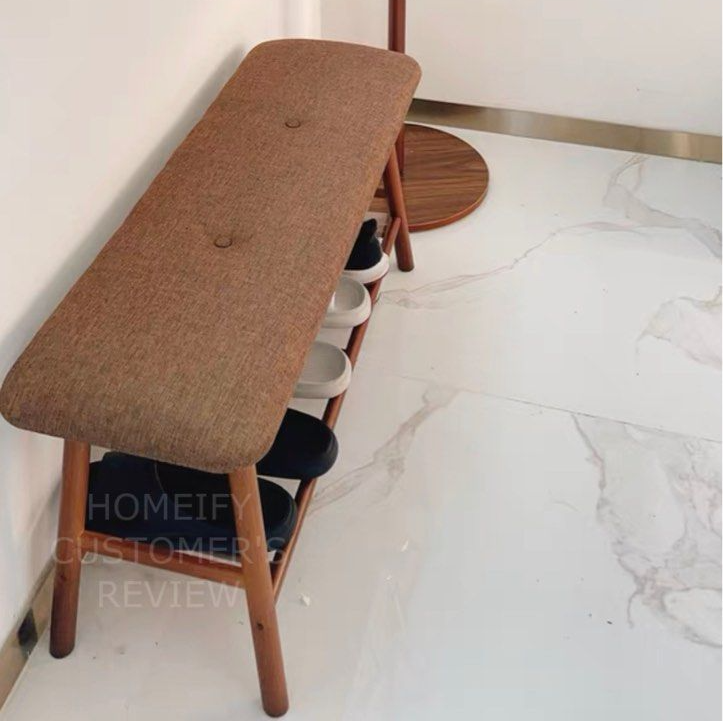 DAKARI Modern Shoe Rack With Bench