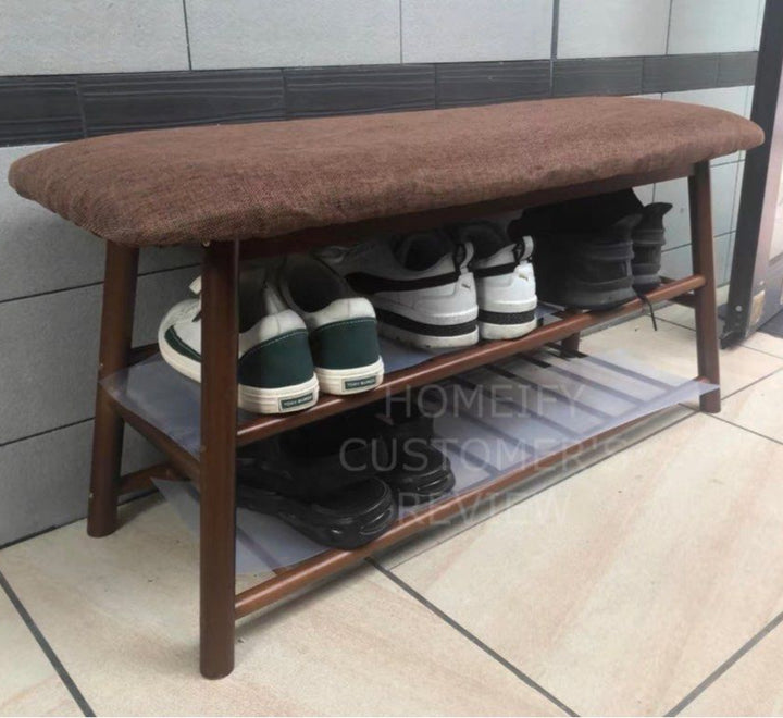 DAKARI Modern Shoe Rack With Bench