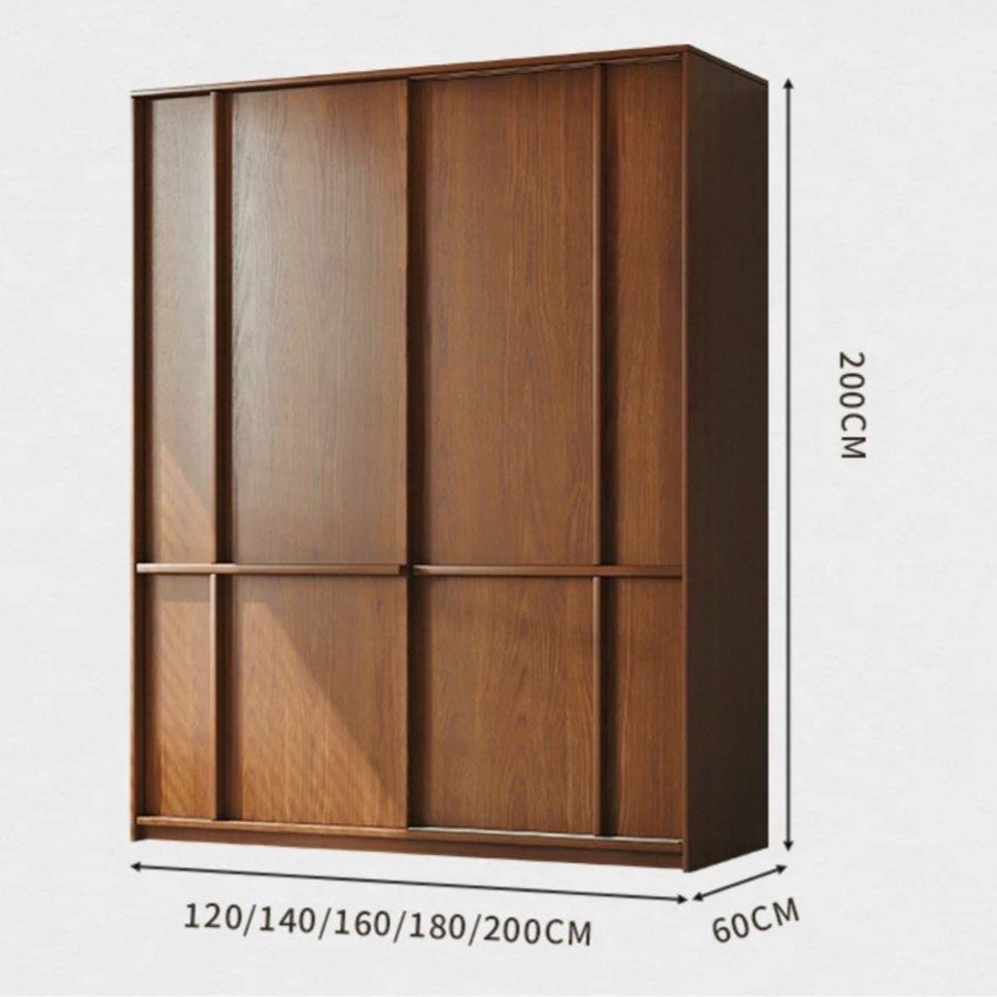 URSHER Modern Solid Wood Wardrobe